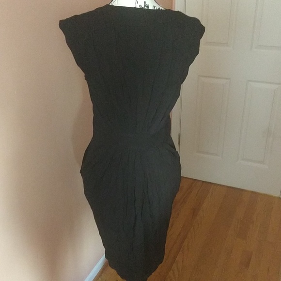 Pleated and sexy black French Connection dress - Picture 2 of 2